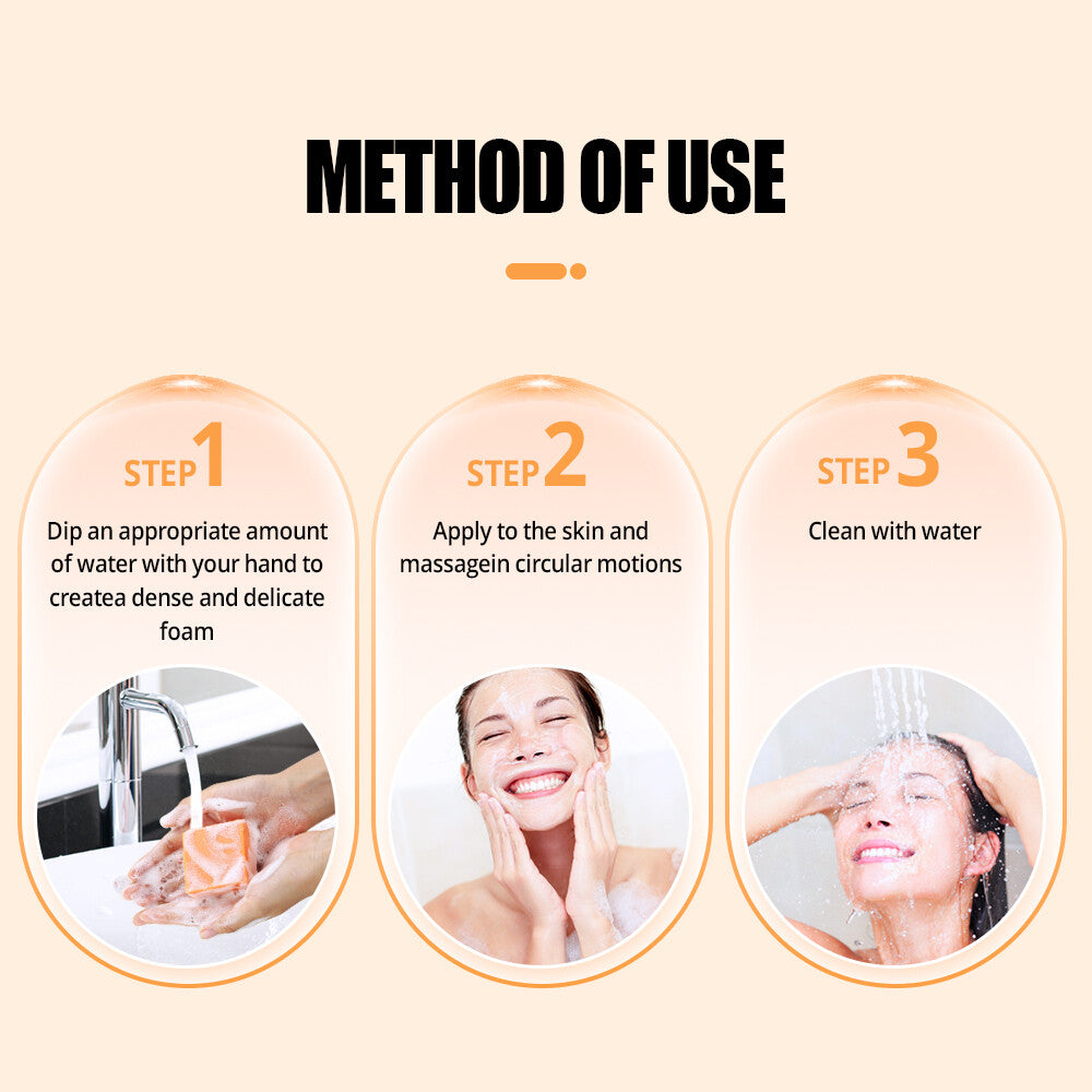 2× Turmeric Soap Skin Whitening Dark Spots Lightening Acne Brightening Turmeric